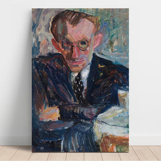 Portrait d'un homme aux lunettes - Sasza Blonder | Reproduction Tableau Décoration murale affiche copie