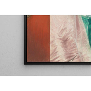 Portrait d'une jeune femme dans un conservatoire - James Tissot | Reproduction Tableau Décoration murale affiche copie