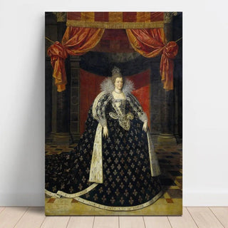 Portrait de Marie de Médicis par Frans Pourbus le Jeune | Reproduction Tableau Décoration murale affiche copie