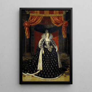 Portrait de Marie de Médicis par Frans Pourbus le Jeune | Reproduction Tableau Décoration murale affiche copie