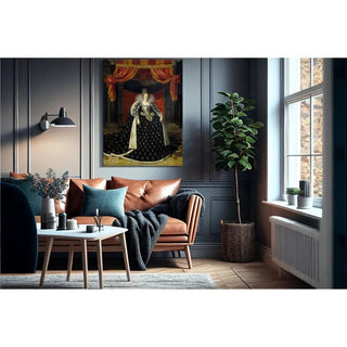 Portrait de Marie de Médicis par Frans Pourbus le Jeune | Reproduction Tableau Décoration murale affiche copie