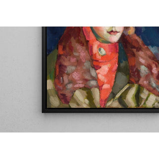 Portrait de femme - Konrad Mägi | Reproduction Tableau Décoration murale affiche copie