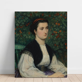 Portrait of a Lady - James Tissot | Reproduction Tableau Décoration murale affiche copie