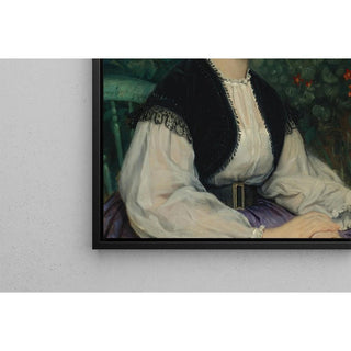 Portrait of a Lady - James Tissot | Reproduction Tableau Décoration murale affiche copie