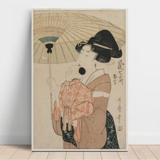 Prayers for Rain, de la série Seven Elegant Komachi - Kitagawa Utamaro | Reproduction Tableau Décoration murale affiche copie