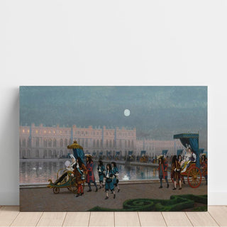 Promenade de la Cour dans les Jardins de Versailles - Jean-Léon Gérôme | Reproduction Tableau Décoration murale affiche copie