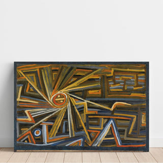 Rayonnement et rotation - Paul Klee | Reproduction Tableau Décoration murale affiche copie