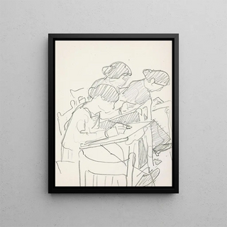 Reijer Stolk - Drie vrouwen in een tekenklas.webp