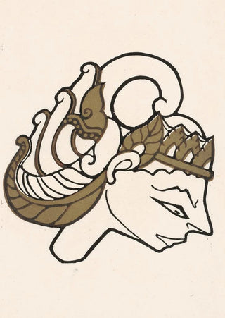 Reijer Stolk - Kop van een wajangpop.webp