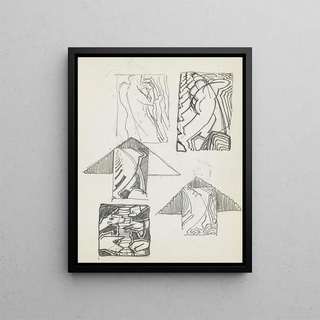 Reijer Stolk - Studieblad onder andere met figuren en dierenkoppen.webp