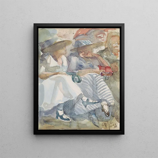 Reijer Stolk - Two Seated Women in the Front Row in an Audience.webp