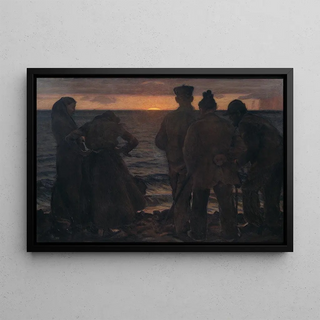 Richard Bergh - The Old People by the Beach.webp