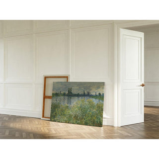 Rives de la Seine à Vétheuil - Claude Monet | Reproduction Tableau Décoration murale affiche copie