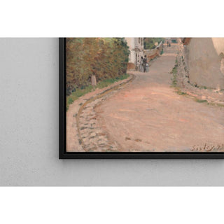 Rue à Ville-d'Avray - Alfred Sisley | Reproduction Tableau Décoration murale affiche copie