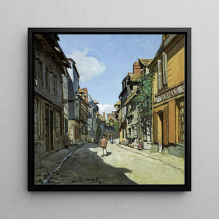 Rue de la Bavole, Honfleur - Claude Monet | Reproduction Tableau Décoration murale affiche copie