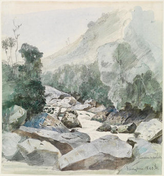 Ruisseau de montagne à Cachoeira do Marmello - Ferdinand Keller