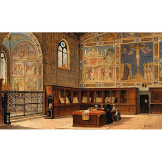 Sacristia di S. Croce, Firenze - Antonietta Brandeis | Reproduction Tableau Décoration murale affiche copie