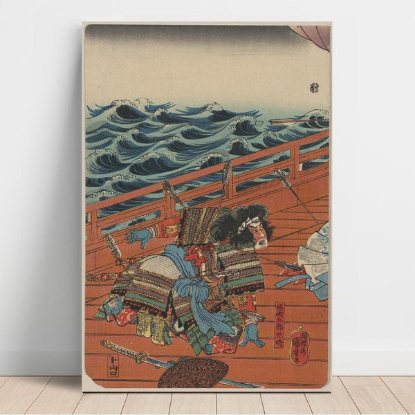 Reproductie van het schilderij Saga Gorō Mitsutoki - Utagawa Kuniyoshi