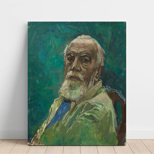 Reproductie van het schilderij Zelfportret Carl Moll - Carl Moll