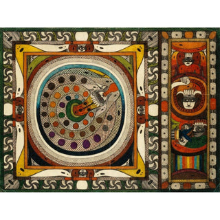 Serpent-filet, de la forêt de Wili 1921 - Adolf Wölfli | Reproduction Tableau Décoration murale affiche copie