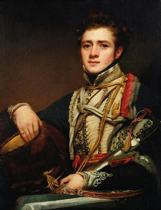 Sir Henry Raeburn - Lieutenant Colonel George Allan of the 16th Hussars The Hussar.webp