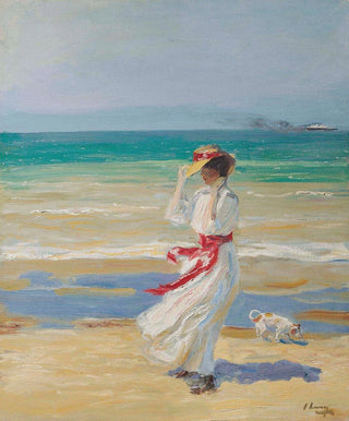Sir John Lavery - A Windy Day.webp