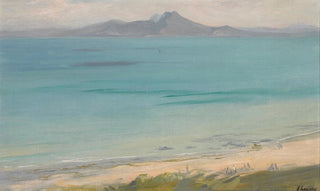 Sir John Lavery - Evening The Bay Of Tunis.webp