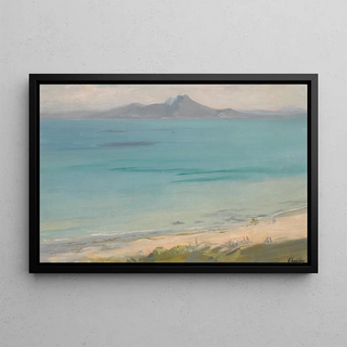 Sir John Lavery - Evening The Bay Of Tunis.webp