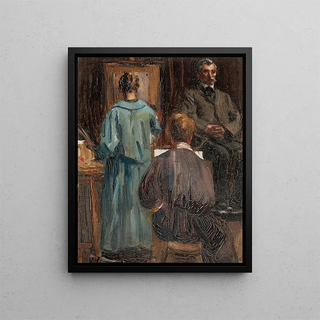 Sir John Lavery - Interior of the Artists Studio.webp