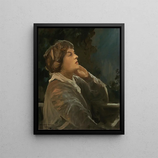 Sir John Lavery - Portrait of Dora Sigerson Mrs Shorter c18701918 Poet.webp