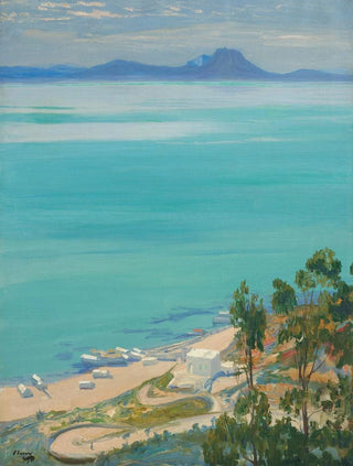 Sir John Lavery - The Bay of Tunis Morning.webp