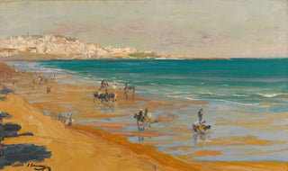Sir John Lavery - The Beach Tangier.webp