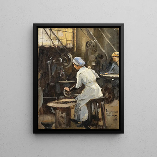 Sir John Lavery - The Disc Maker.webp