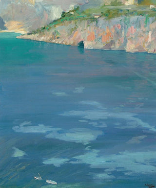 Sir John Lavery - The Little White Boats Cap Ferrat.webp