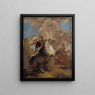 Sir Joshua Reynolds - An Officer on Horseback.webp