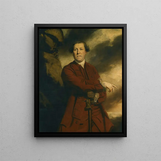 Sir Joshua Reynolds - Portrait Of Captain Robert Haldane Of Gleneagles.webp