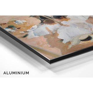 Sous l'auvent, sur la plage de Zarauz - Joaquín Sorolla | Reproduction Tableau Décoration murale affiche copie