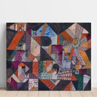 Stadt R - Paul Klee | Reproduction Tableau Décoration murale affiche copie