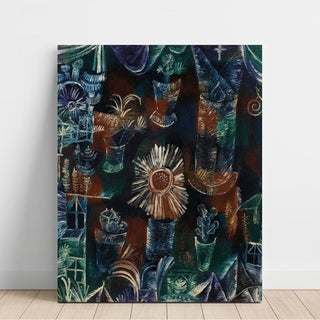 Stilleben mit der Distelblüte - Paul Klee | Reproduction Tableau Décoration murale affiche copie