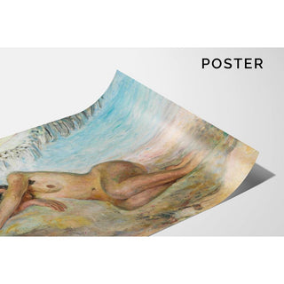 Sur la Plage - Henri Lebasque | Reproduction Tableau Décoration murale affiche copie