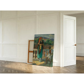 Sur le balcon - Henri Lebasque | Reproduction Tableau Décoration murale affiche copie