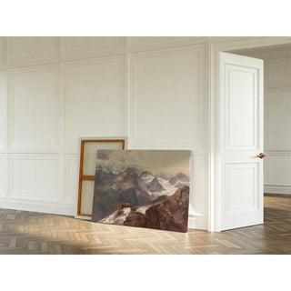 Sylvretta depuis le Grossen Maderer - Edward Theodore Compton | Reproduction Tableau Décoration murale affiche copie