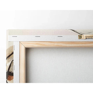 Tableau Décoratif – Lignes et Équilibres | Poster Abstrait Minimaliste Beige et Noir | Affiche Moderne au Trait Fluide et Élégant