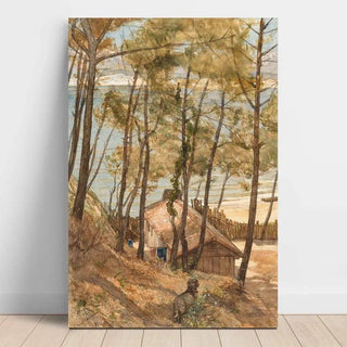 Tableau d'Arcachon - August Allebé | Reproduction Tableau Décoration murale affiche copie