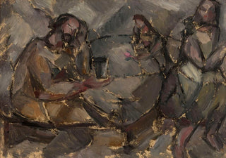 Tadeusz Makowski - In a wine bar.webp