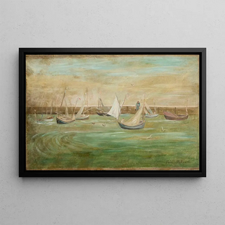 Tadeusz Makowski - Sailing boats.webp