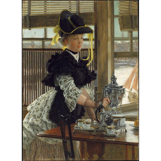 Tea - James Tissot | Reproduction Tableau Décoration murale affiche copie