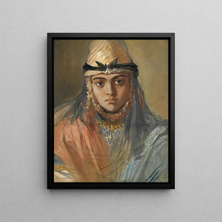 Thodore Chassriau - Tete De Jeune Algerienne Juive.webp