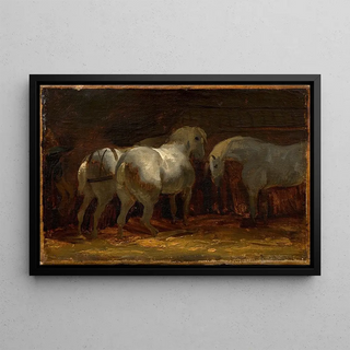 Thodore Gricault - Trois chevaux lcurie.webp