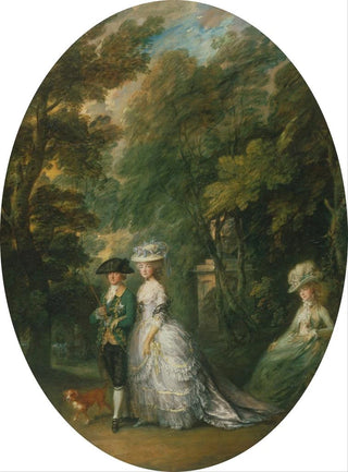 Thomas Gainsborough - Henry Duke of Cumberland 174590 with the Duchess of Cumberland 17431808 and Lady Elizabeth Lu.webp